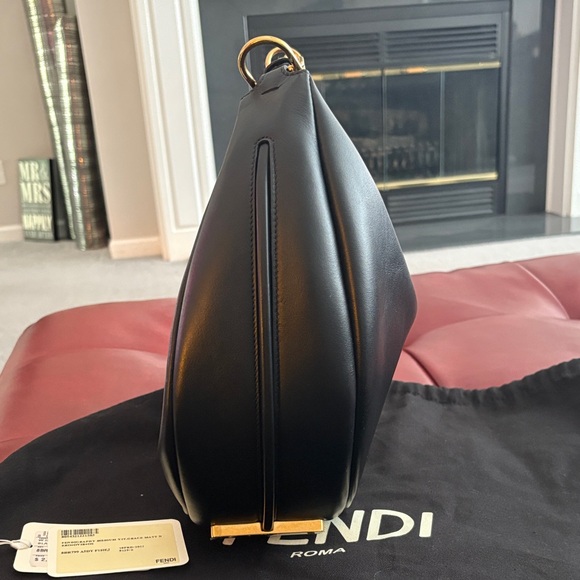 Fendi Fendigraphy Medium Calf Leather Hobo - Picture 6 of 14